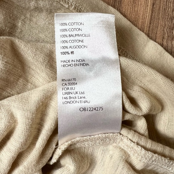 •SOLD• Free People Hooked On You Cuff Top in Wheat Size XL - Picture 9 of 9